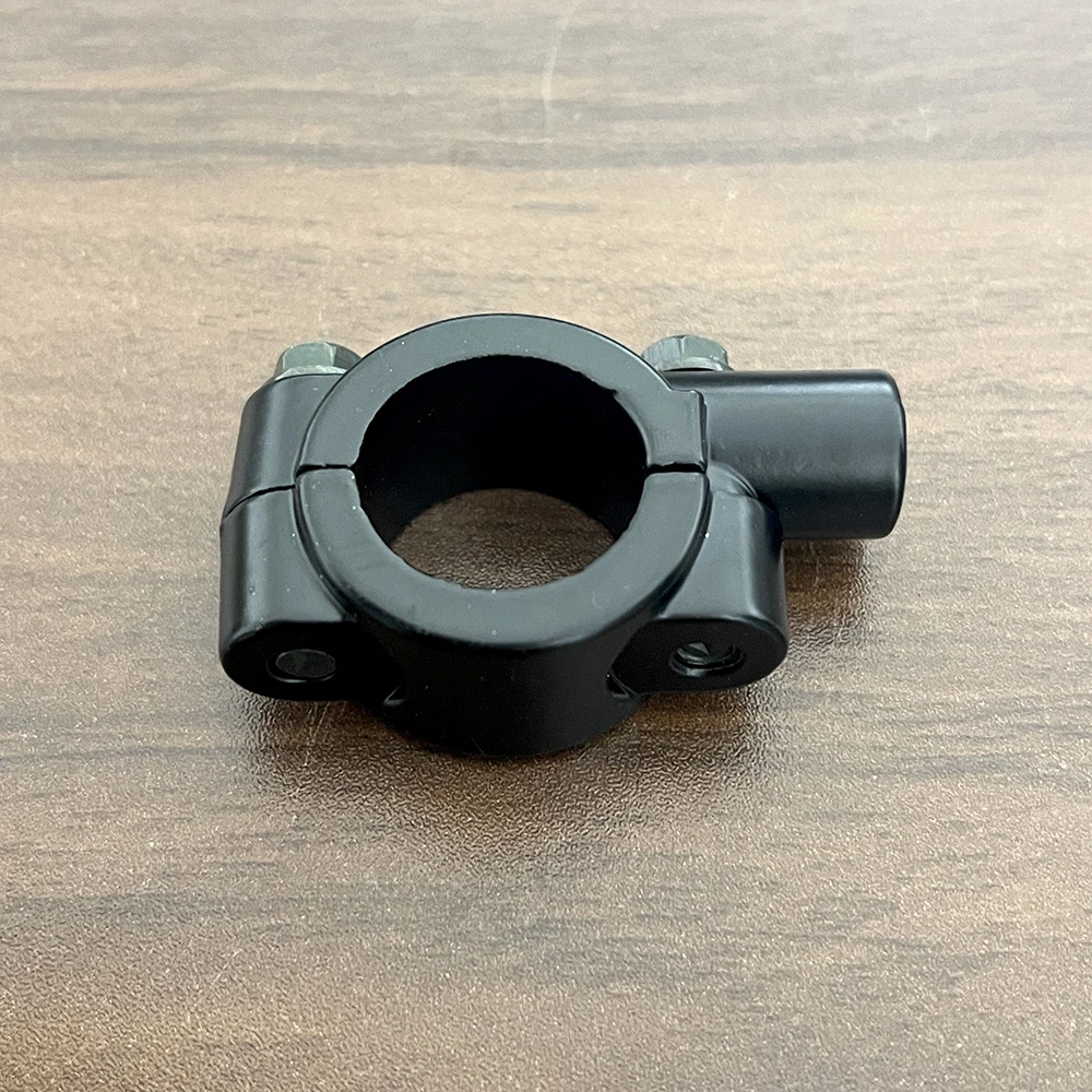 22mm/25mm Handlebar Bracket Clamp M8/M10 Thread Motorcycle Mirror Mount Clamp Rear View Mirror Holder Adapter Silver/Black motorcycle mirror motorcycle mirrors motorcycle mirror mount motorcycle mirror bracket