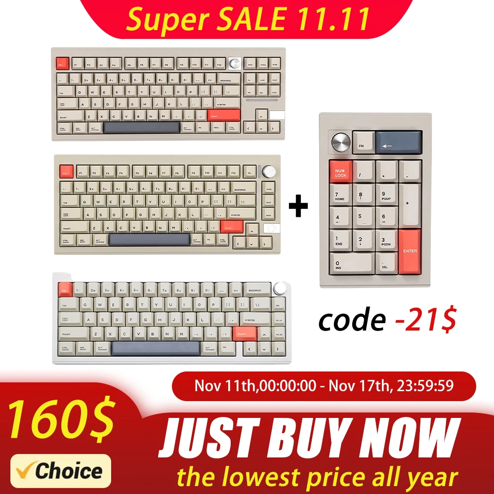 Cidoo Tastatur Tri-Modus Cidoo V21 V65 V2 V75 V87 mechanische 
