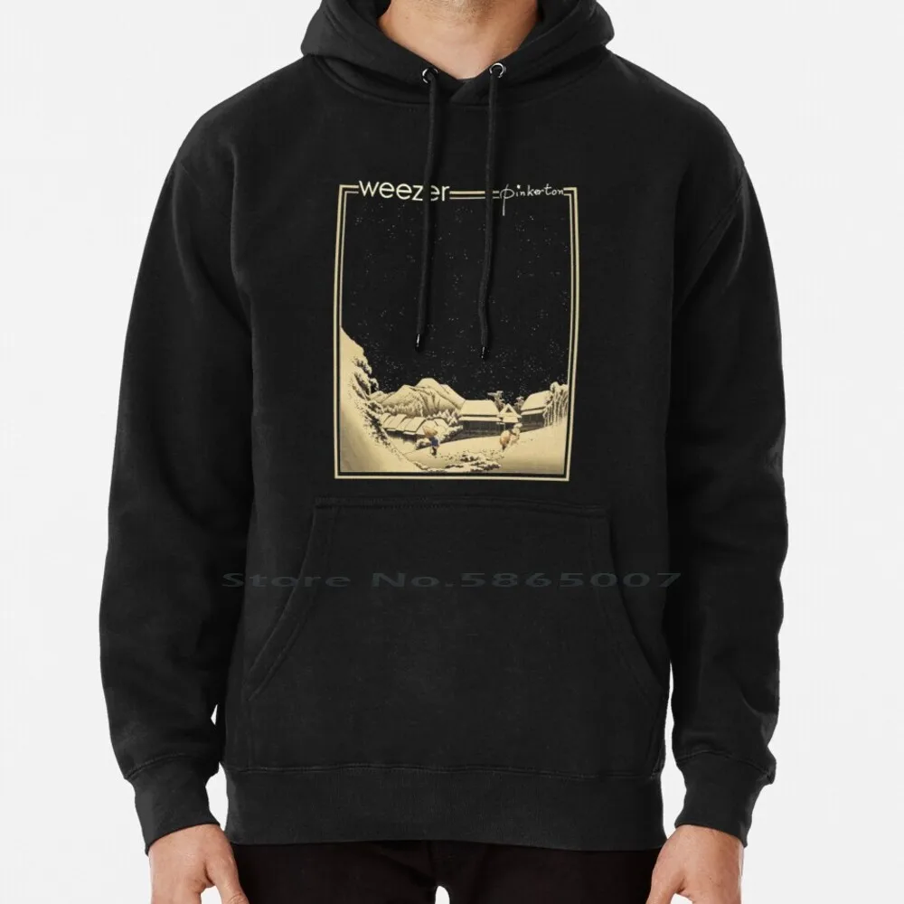 Cold Can Made You Cool 287 Felpa Con Cappuccio Maglione 6Xl Cotone Musica Alternativa Anni '90 Band Blue Album Weezer Fan Art Van Weezer Jimmy