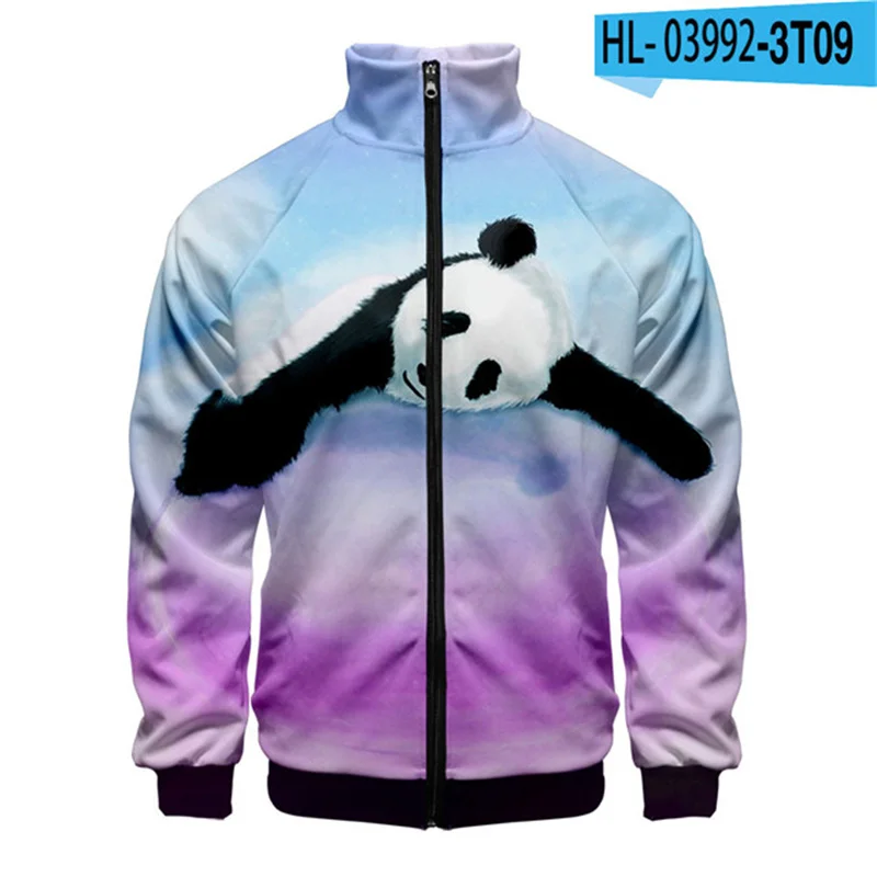 thumbnail image 1 of Nuevas chaquetas con estampado de panda en 3D para hombres, lindas sudaderas con animales para niños y mujeres, sudaderas con capucha Harajuku Y2k, chaquetas con cremallera, ropa, 1 of 5