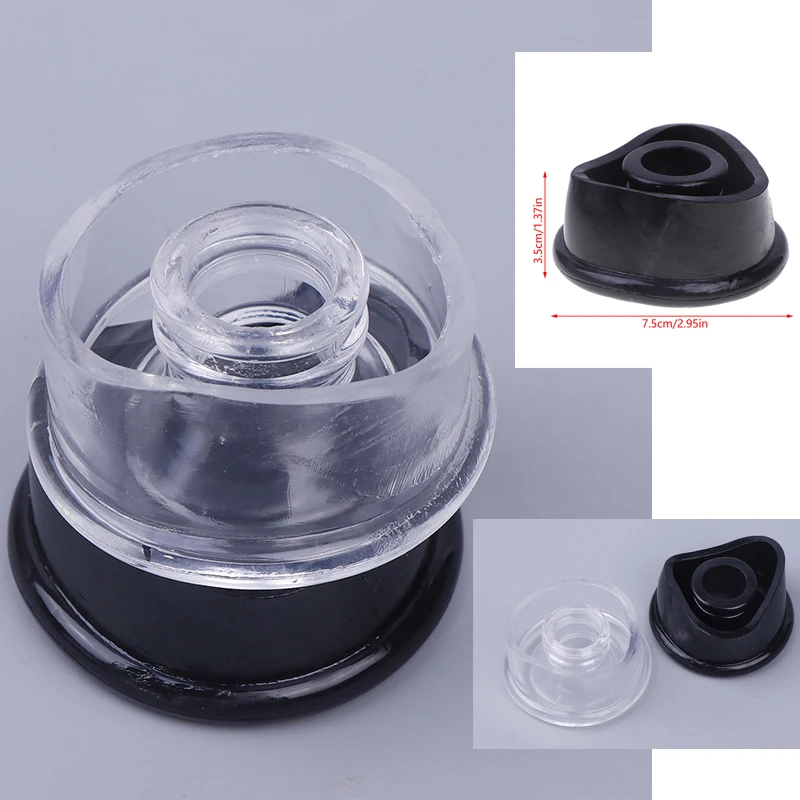 HOT 1 PCS Clear/Black Universal Precision Comfort Cylinder Seal Sleeve Silicone Replacement Silicone Ring