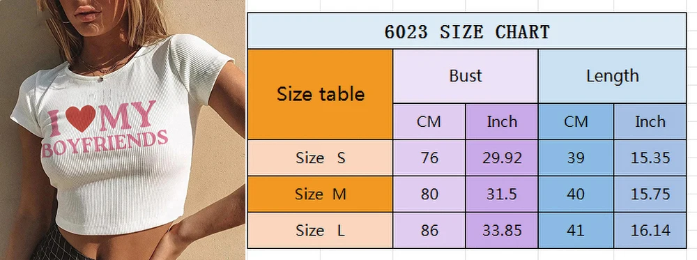 European and American style T-shirt summer new letter street trend short style women's wear