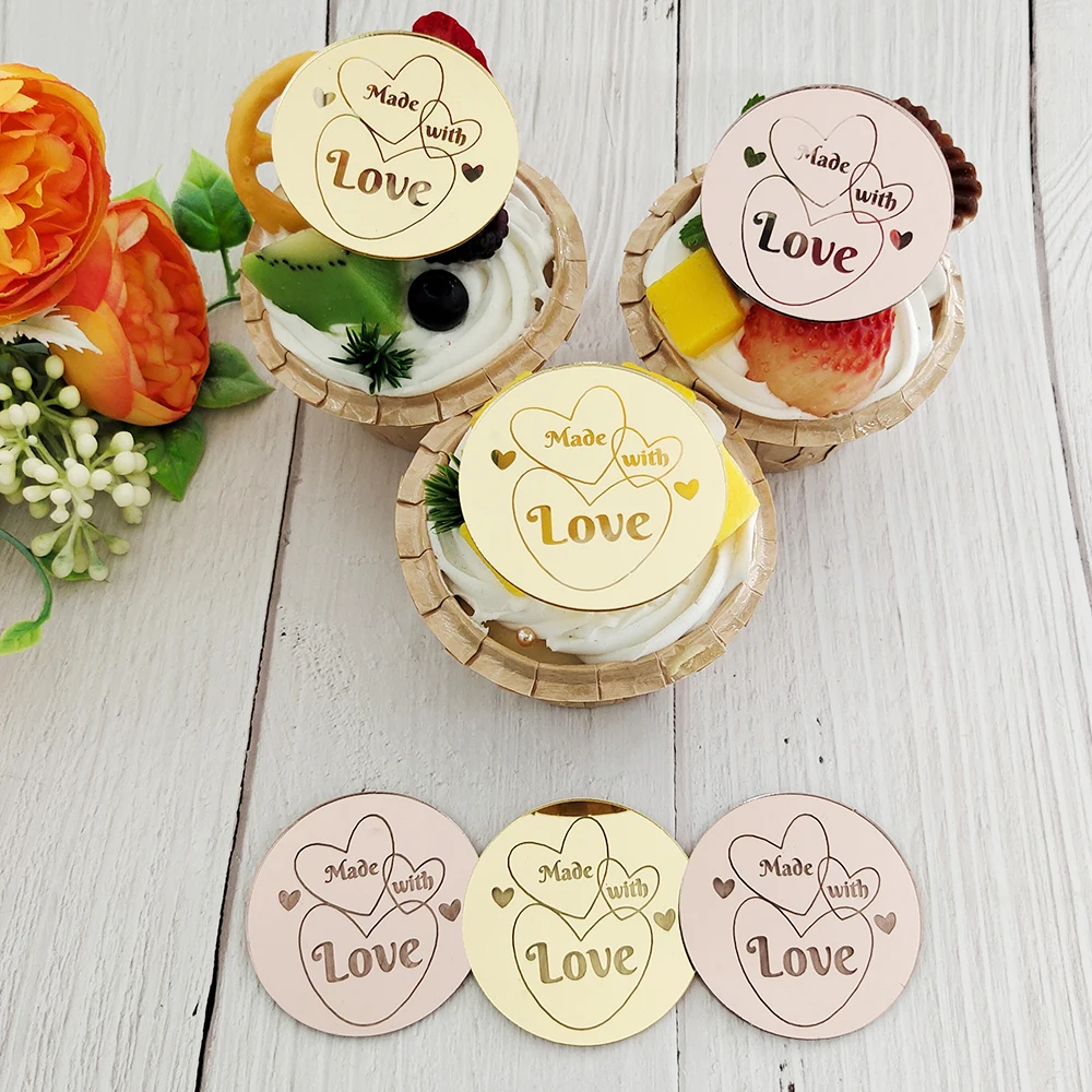 5 Stücke Valentinstag Cupcake Topper Rose Gold Liebe Herz Kuchen Topper Dessert Kuchen Dekoration Valentinstag Party Backen Werkzeuge – Detail 9