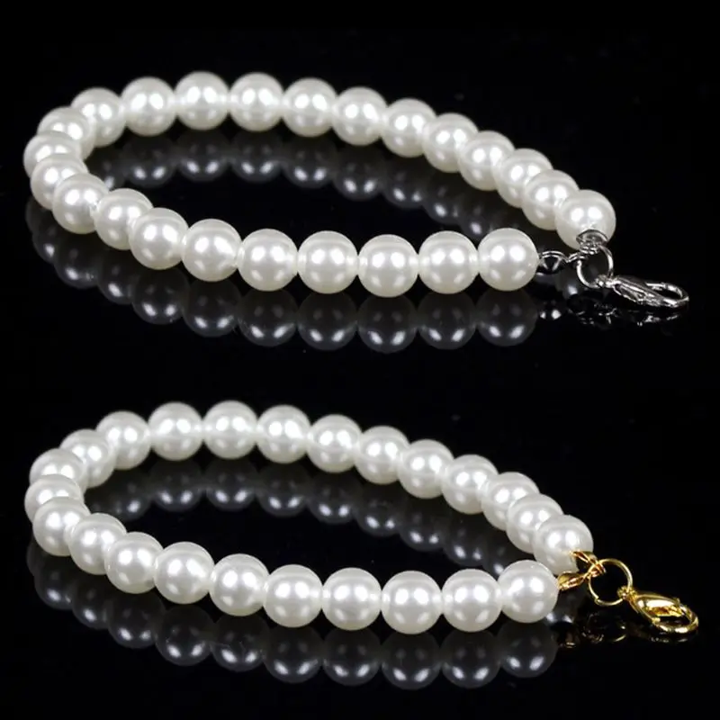 

Fashion Keychain for Women Pearl Bracelets Bag for Key Chain Pendant Purse for Handbags Pearl Keychain Lobster Dropship