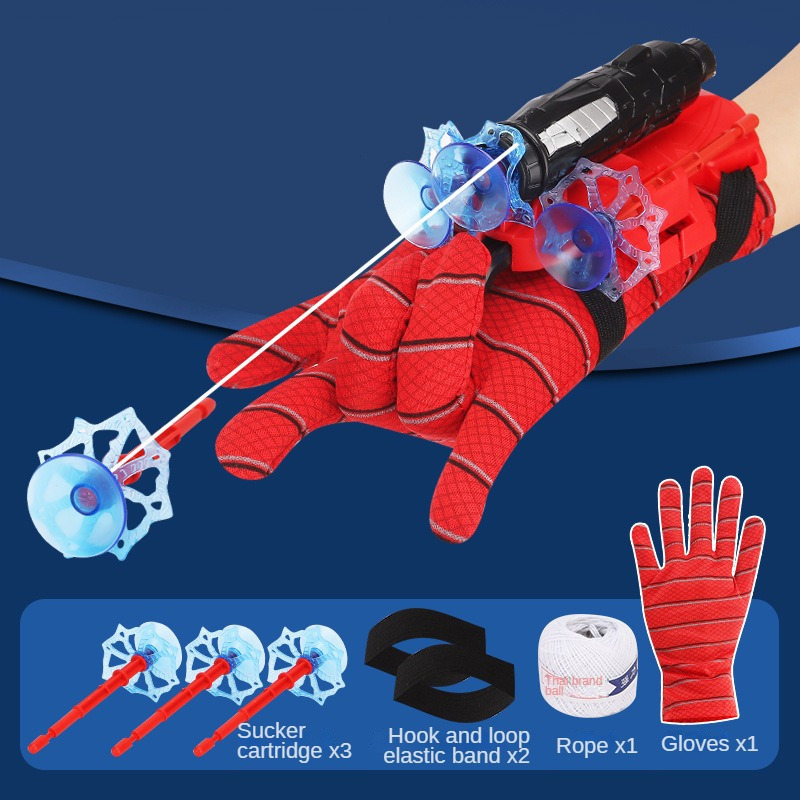 AIUAZA Character Toys Cosplay Gloves Launcher Set Launcher Wrist Toys Accessories Props Outdoor Toys Children's Gift