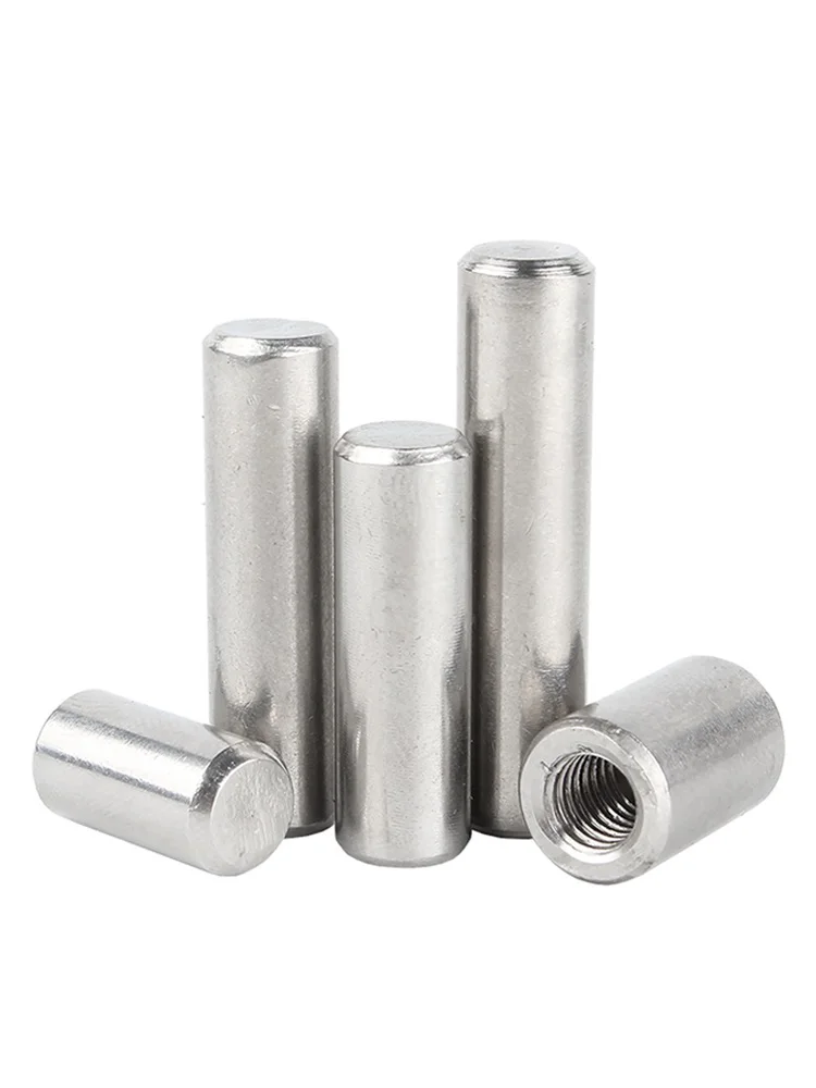 M3 M4 M5 M6 304 Stainless Steel Internal Thread Cylindrical Pin GB120 Inner Tooth Positioning Pin Single Hole Locating Dowel,cylindrical locating dowel pin