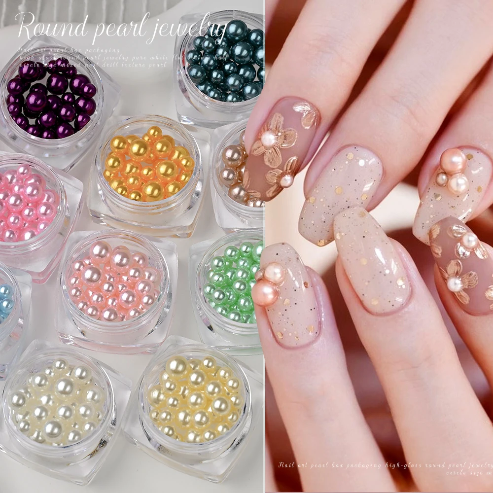 Pixie Cristalli Per Unghie 6 Bottiglie Micro Caviale Perline - Foto 8