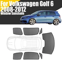 Custom Magnetic Car Window Sunshade For Volkswagen Golf 6 VI 2008-2012 VW Curtain Mesh Front Windshield Frame Curtain 2010 2011 1