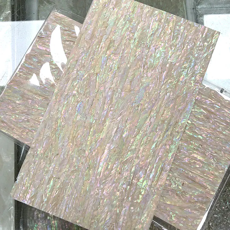 

1Piece Natural Abalone Shell Mother of Pearl laminate Sheet DIY Home Decoration Material Crafts Carved Slice Inlay 240x140x0.2mm