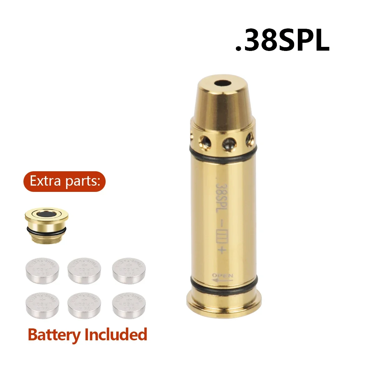 Dry Fire Laser Trainer 9mm/.40S&W/.38SPL/.223Rem Laser Trainer Cartridge Switch Cover Laser Training Bullet Breech Cover Tail Switch Accessories dry fire laser trainer laser sight red dot laser sight laser bore sight