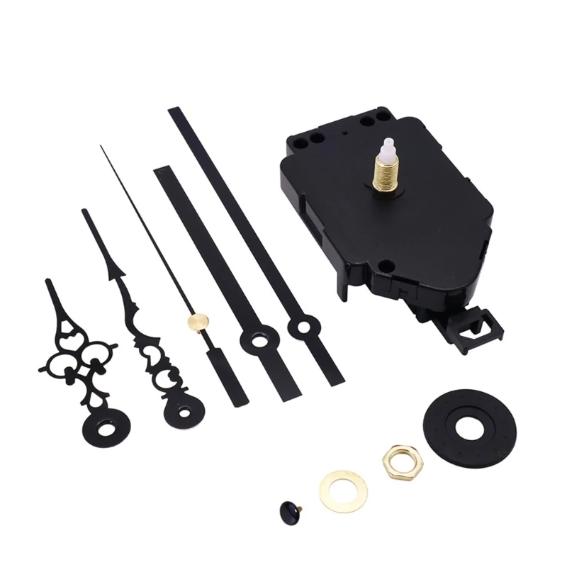 Wall Pendulum Clock Movement Mechanism with 2Pairs Hands Repair for Repairing Clock Replacement DIY Accessories 3