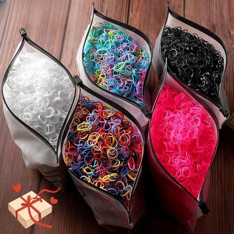 Haarschmuck für Mädchen Cheveux Haar gummis Elastique Fille Kinder Einweg Gummiband Haarband Krawatte koreanische Baby niedlichen Envio