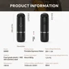 Ultra Light Portable Espresso Coffee Maker for Travelling Camping 19 Bar High Pressure Extraction 5