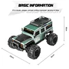 1/16 RC G2201 4x4 Off-Road High Speed ​​Drift Radio Control Vehicle 4WD RC Excavator with LED Light Outdoor Car Toy for Kids 6