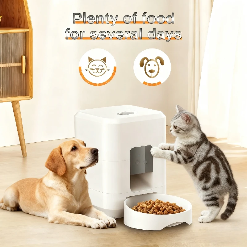 2L WiFi Smart Pet Feeder Automatic Cats and Dogs Food Dispenser Remote App Control Regular Feeding for Pets Cat Accessrioes 2