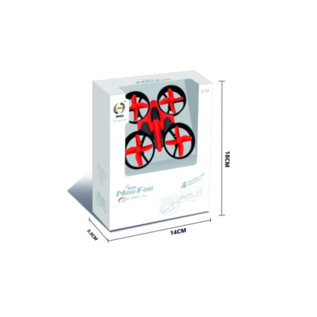Eachine E010 Mini RC Quadcopter with 2 Extra Batteries-4-Axis Gyro 2.4G Drone for JJRC H36 DIY Parts Compatible 6