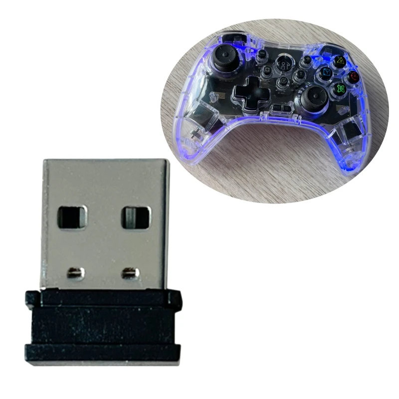 Portable 2.4G Wireless Gamepad Receiver USB Receiver Adapter for S03 ...