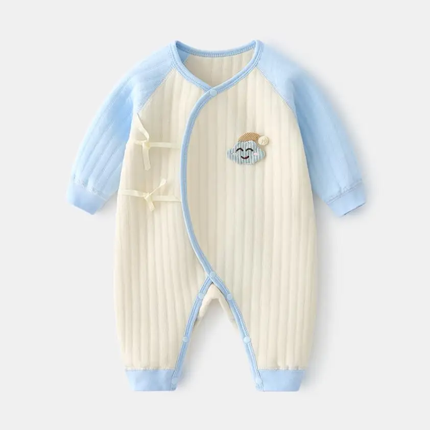 

Baby Jumpsuit Newborn Boneless Pajamas Spring And Autumn Pure Cotton Comfort Warm Romper Boys Girls Cartoon Cute Bodysuit L1935