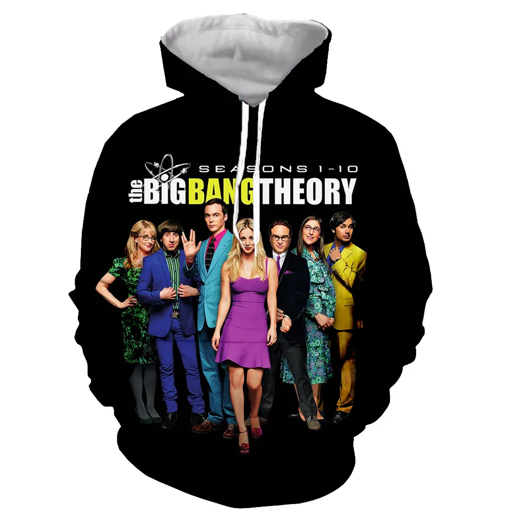 

The Big Bang Theory 3d Printed Hoodie Men Funny New Fashion Pop Hip-hop Long Sleeves Sweatshirt Oversize Hooded Tops
