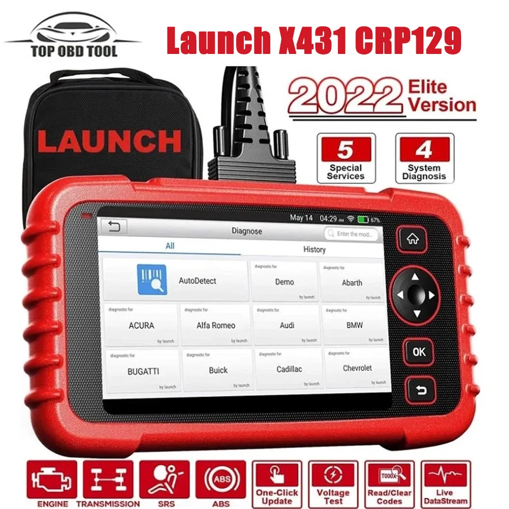 DISPOSITIVO DIAGNOSTICO AUTO LAUNCH CRP123X V2.0 PRO Scanner - Foto 9