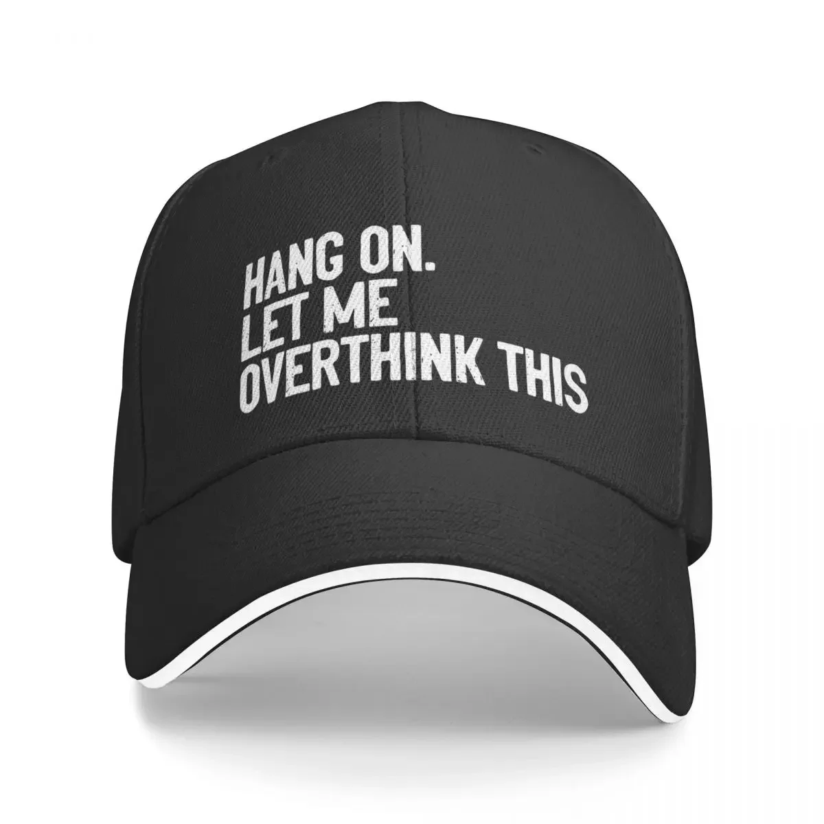 

Hang On Let Me Overthink This Cap Baseball Cap hat luxury brand fur hat Winter hats for women Men's