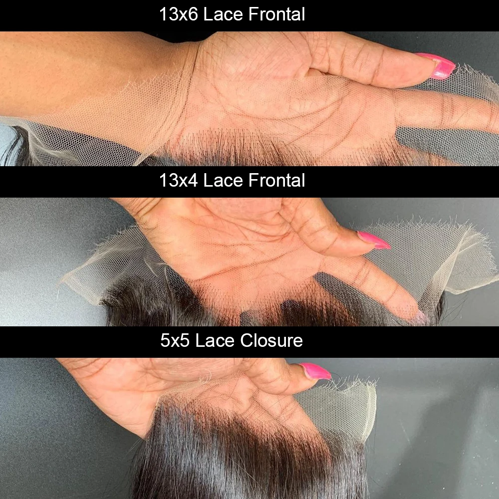 3 Bundles With 5x5 Lace Closure 13x4 13x6 HD Lace Frontal Brazilian Loose Deep Wave Remy Human Hair Extensions Swiss
