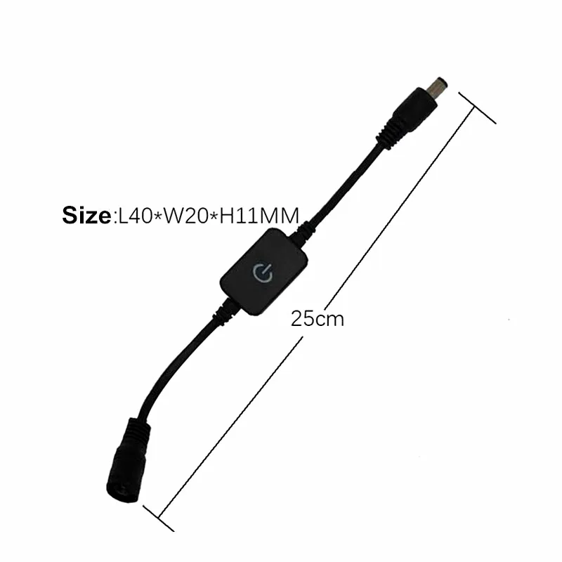 DC 12V 24V LED Strip Touch Dimme Brightness Control Simpl Dimmer Switch Controller 5050 3528 2835 Light Strip Single Color