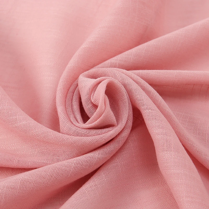 Muslim Headwear Head Scarf Shawl Scarf Hijab Headscarf Female Head Wraps Bamboo Cotton Hijab Scarf For Women Solid Wrap And Shawls Islamic Headband