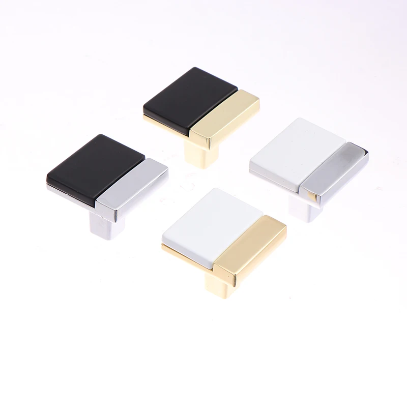 Description Picture 6 of itemModern Gold Black Chrome Kitchen Handle Zinc Alloy Cabinet Knobs And Handles Drawer Knobs Pulls Furniture Handle Door Hardware