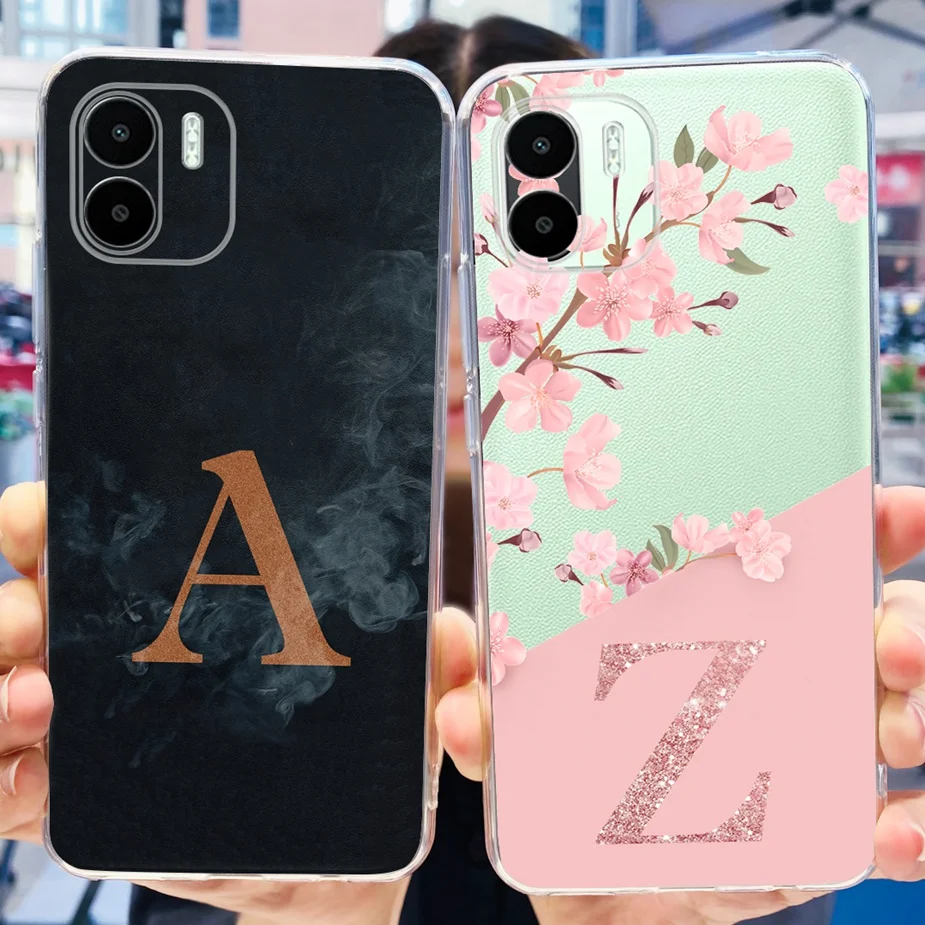 Per Xiaomi Redmi A2 Custodia Redmi A2 + Elegante Cover Posteriore Con Lettere Custodia Morbida In Silicone Per Redmi A2 Plus A2 + Redmia2 Fundas Capa