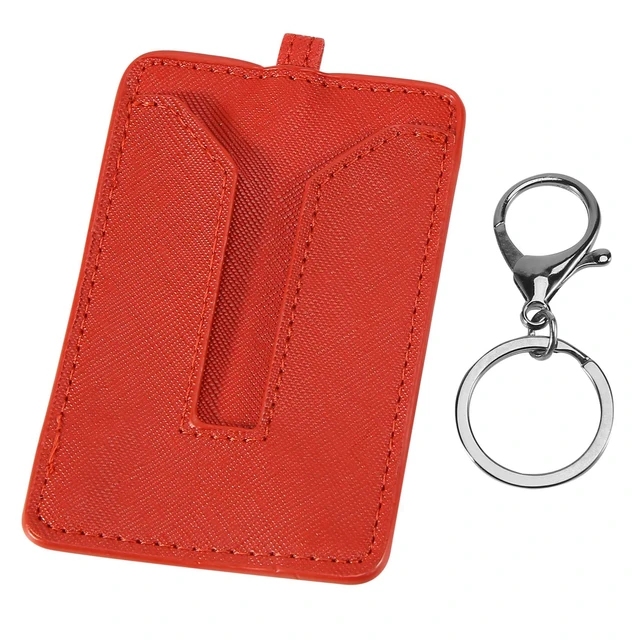 Key Card Holder For Tesla Model 3, Anti-dust Light Leather With Keychain  For Tesla Model 3 Accessor
