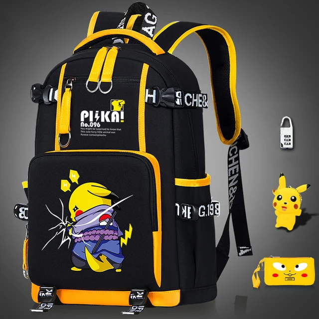 Pokemon Backpacks Pikachu Student School Bags Pokemon Portal