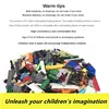Pieces Building Blocks City DIY Creative Bricks Toys Bulk Random Model Parts Pack Figures Educational Kids Toys Children Gifts 3