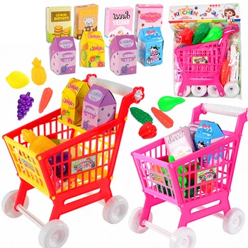 Kids Grocery Cart Set 1