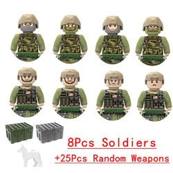 Elite Tactical Military Vehicle & SWAT Weaponry Building Set (NAVY)