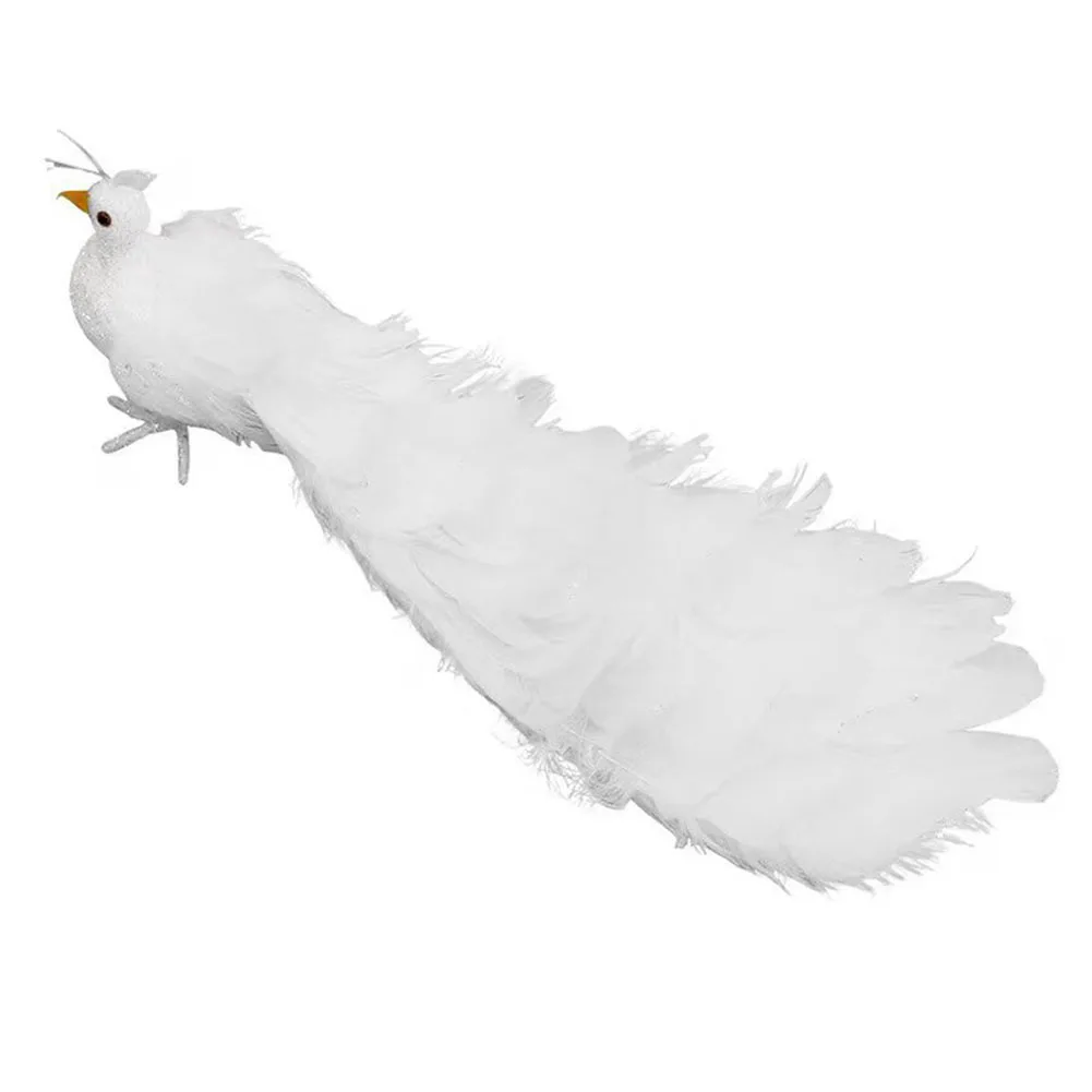 

Artificial Feather Simulate Feather Merchandise Decoration 1pcs 37x13cm Feather Fluff Foam White Festival Decor