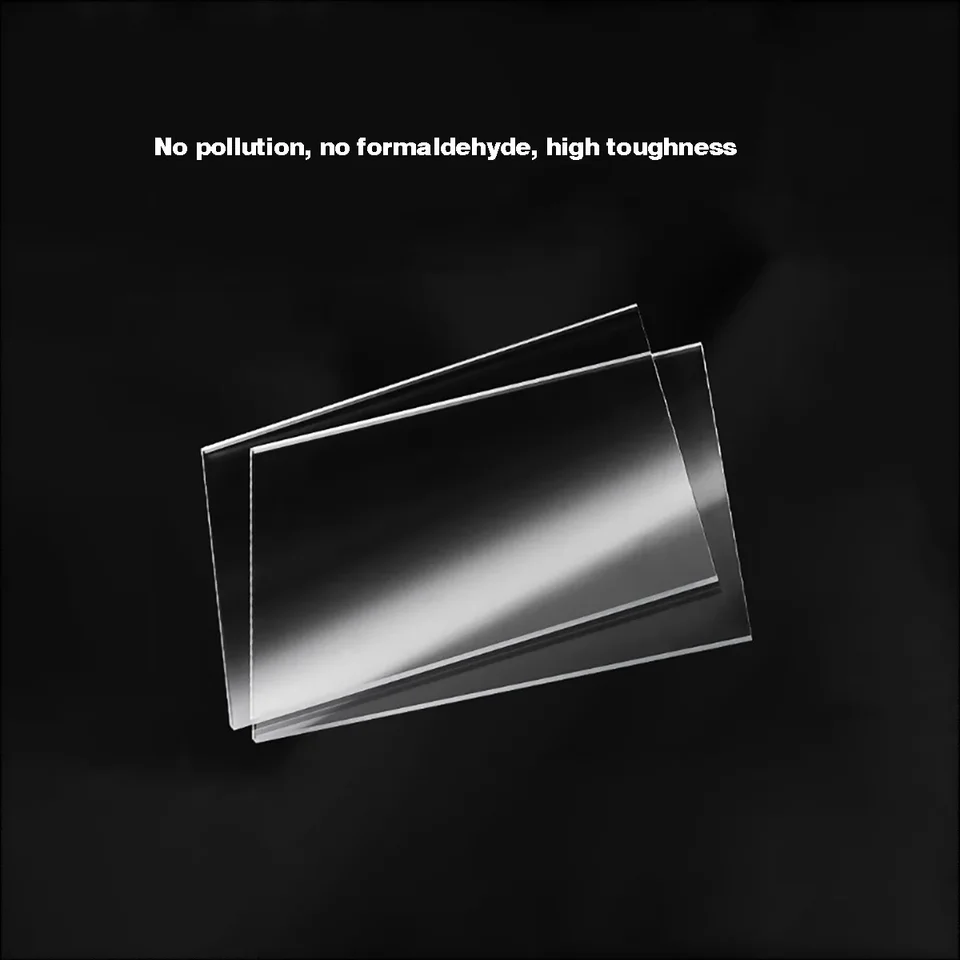 Plaque PVC D'épaisseur 0.3 ~ 10mm, Feuilles De Plastique Hautement Transparentes, Panneau Dur, Matériel De Bricolage 100x100 100x200 200x200 200x300 210x297mm