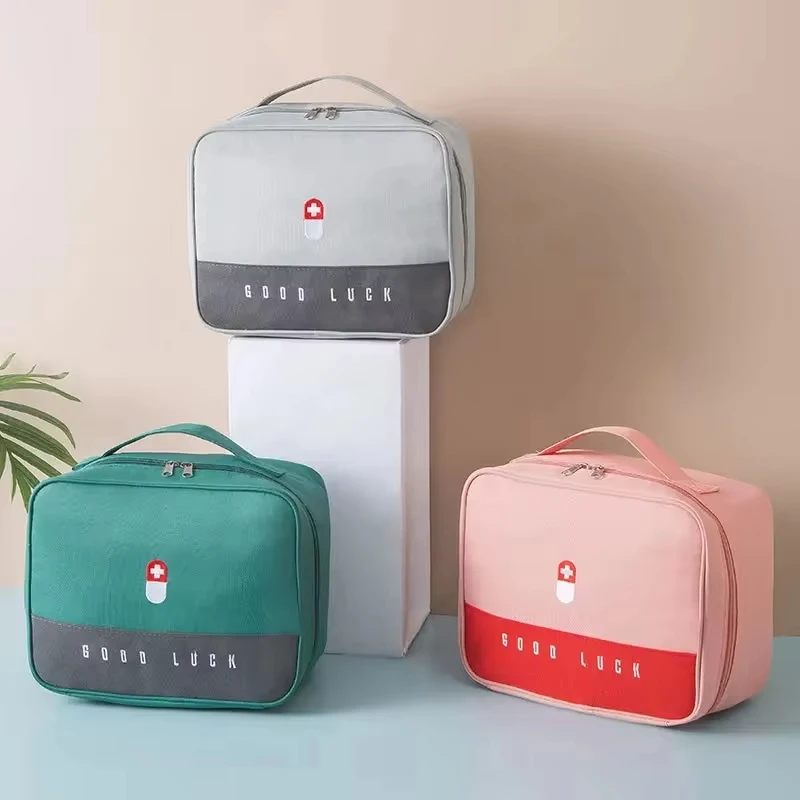 Compact and Cute First Aid Organizer Bag for Travel and Outdoor Use