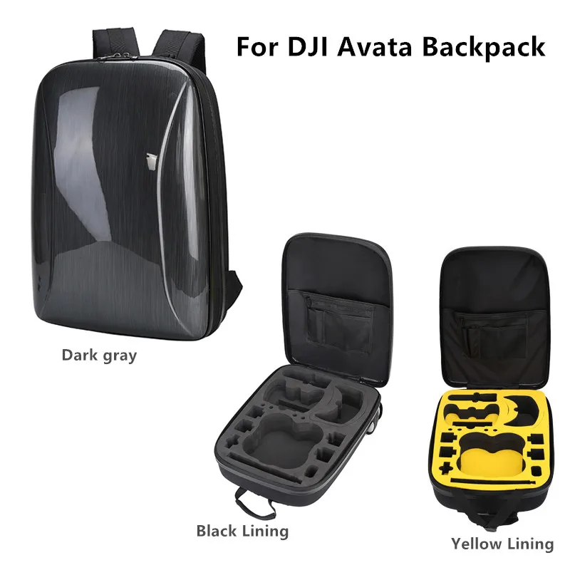 FPV glasses Backpack Storage Bag Remote Control Battery Crust Hard Waterproof Bag For Goggles 2 For DJI AVATA Drone Accessories drone accessories drone storage bag