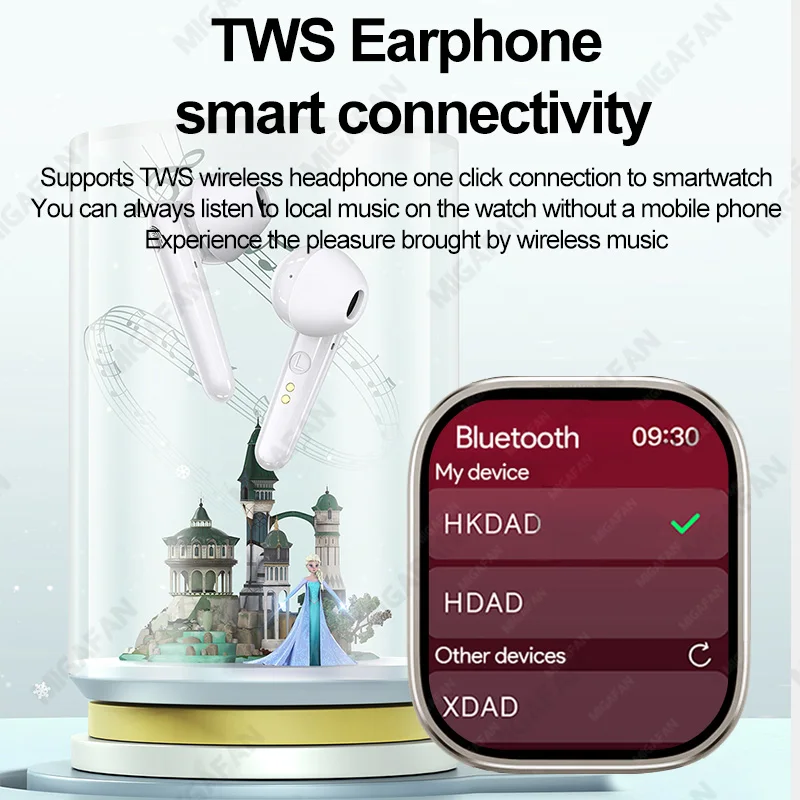 HK9 Ʈ 2 ƽ AMOLED Ʈ ġ , ChatGPT NFC ħ  ٹ,   ȭ,  Ʈġ 2024