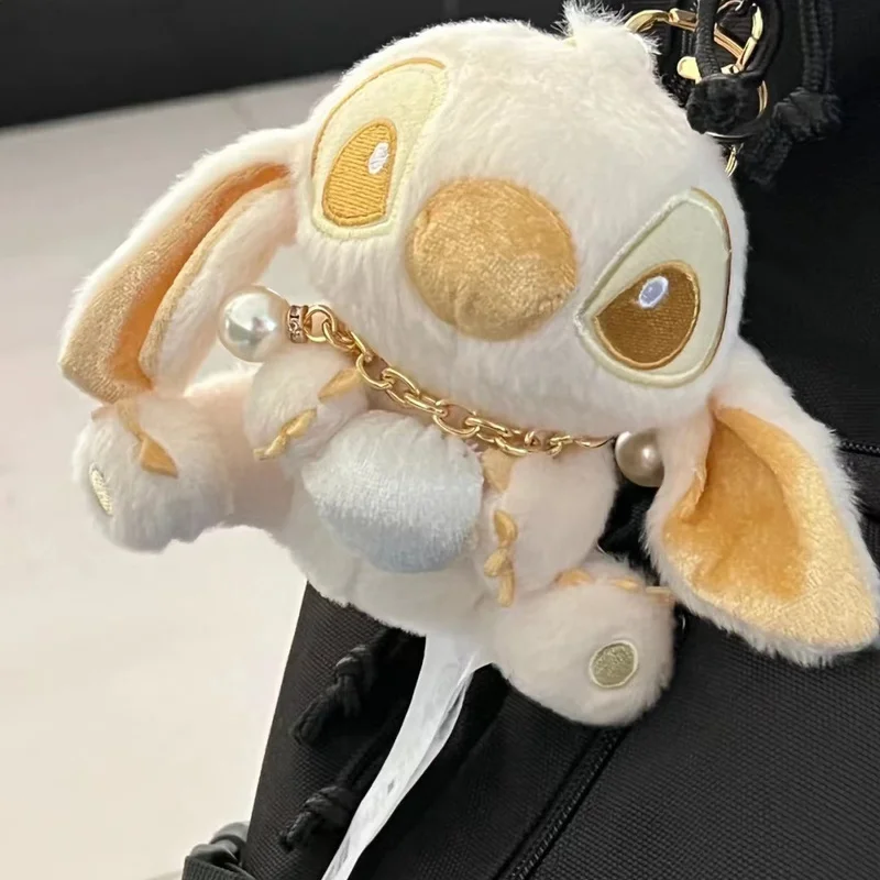 

Брелок «Лило и Ститч Жемчуг», плюшевая подвеска, кольцо для ключей, милый мультяшный персонаж из мультфильма, супермягкий плюшевый ранец, детские подарки