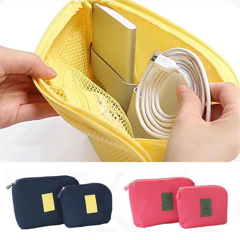 Bag Insert Organizer Travel Accessories Storage Bag Portable Data Cable