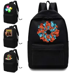 2022 Canvas Backpacks Women Shoulders Laptop Backpack 3D Pattern Printed Casual Backpack Designer Outdoor Travel Storage Package