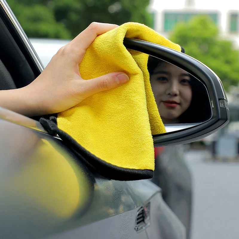 

Cleaning And Maintenance Car Towel Tool Drying Cloth Extra Soft Thick Water Absorption Auto Inside Home Appliance Wash Accessory
