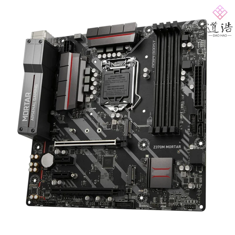 For Z370M MORTAR Motherboard 64GB M.2 HDMI USB2.0 LGA 1151 DDR4 Micro ATX Z370 Mainboard 4 For Z370M MORTAR Motherboard 64GB M.2 HDMI USB2.0 LGA 1151 DDR4 Micro ATX Z370 Mainboard - Image 2
