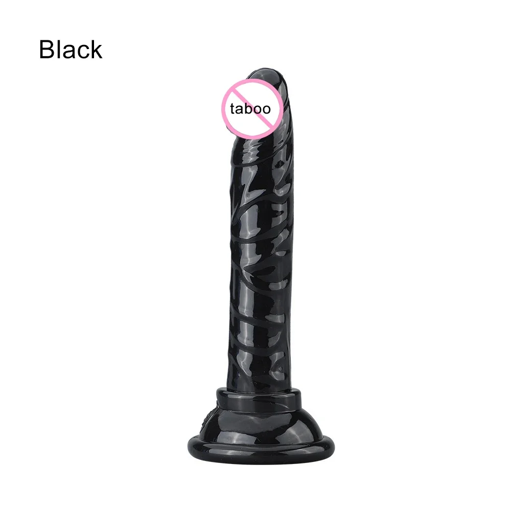 Realistic Dildo Anal Masturbator Sex Toys For Couples Crystal Jelly Dildo Suction Cup Penis Thrusting Phalos For Women Hot sex toys