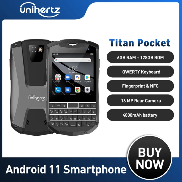 Unihertz Titan Pocket Werty Smartphone Android 11 6gb 128gb 3.1