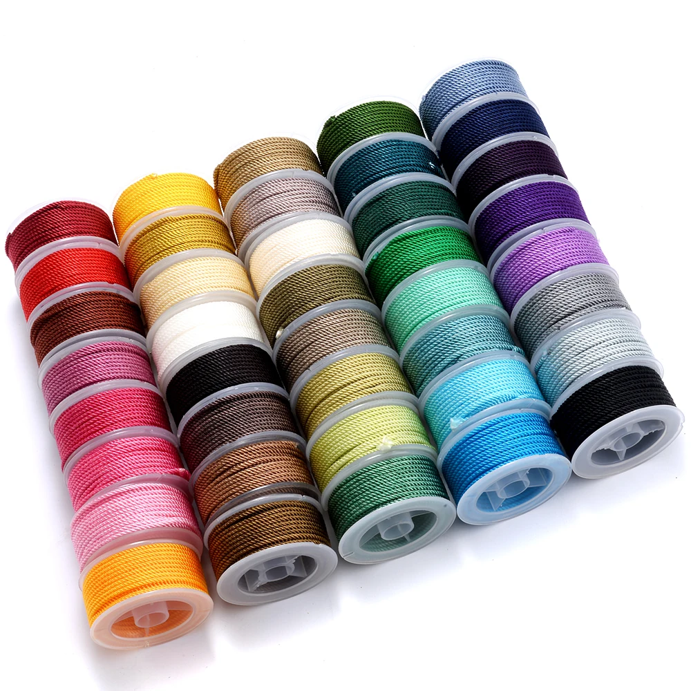 1.5 2.0 2.5 3.0mm Milan Line Twisted String Cotton Cord for Handmade 40 Colors DIY Bracelet Thread Cord Craft Accessories