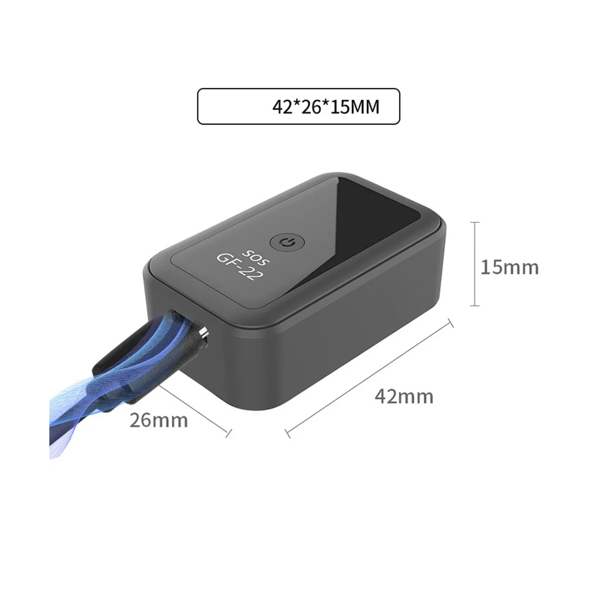 GF-22 마그네틱 자동차 추적기, GPS 포지셔너, 실시간 추적 미니 로케이터, SIM 삽입, 애완 동물 분실 방지 추적기 장치, WiFi