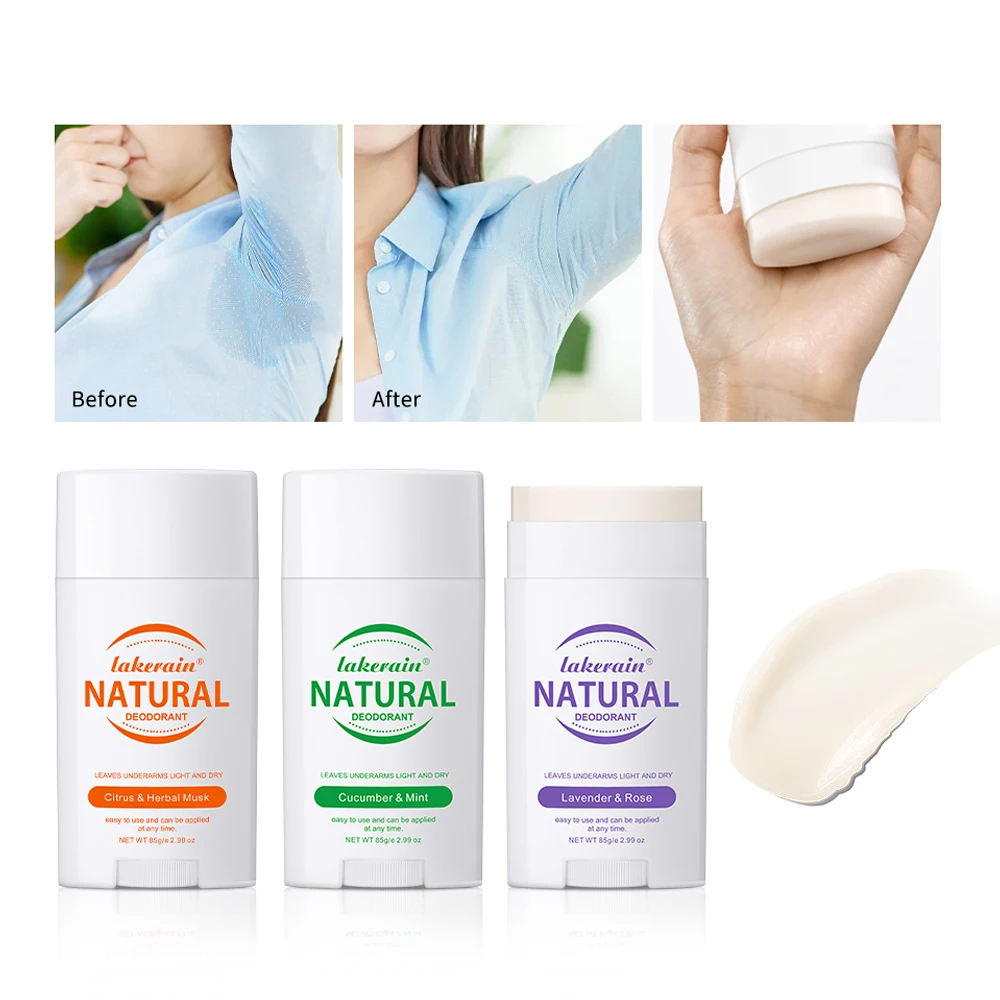 Deodorant stick Natural Deodorant Stick Beauty Health Antiperspirant Cream Body Skin Care Underarm Anti Odor Women Men Sports